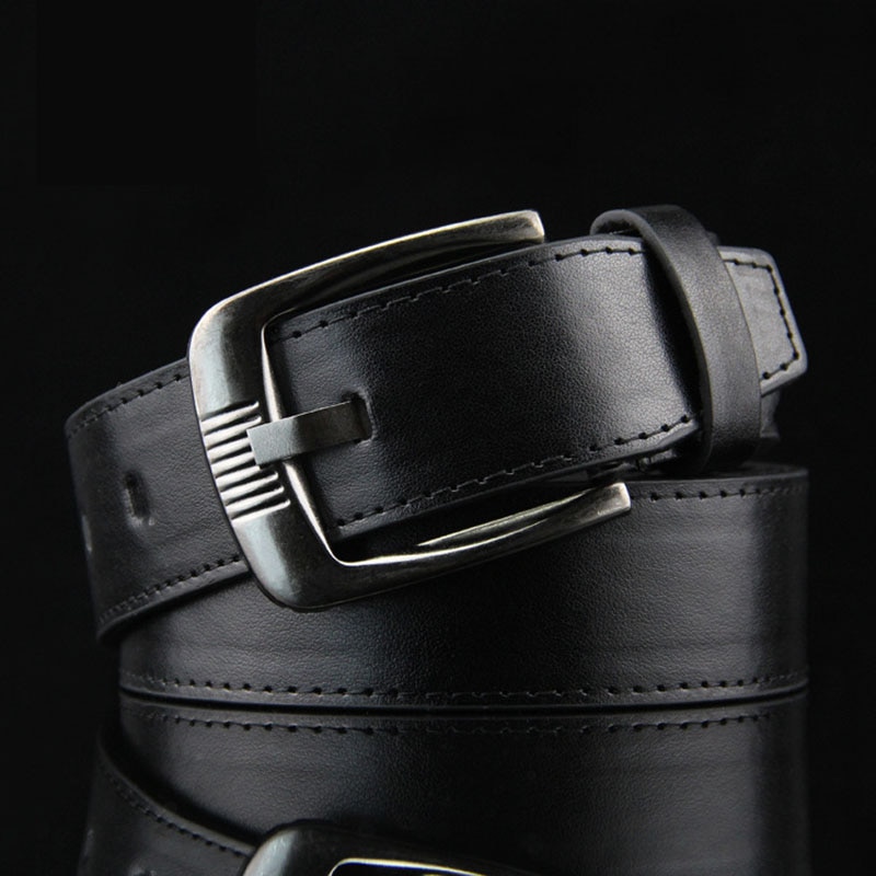 Fashion Man  Trending Street Style Pin Buckle Belt   Casual Leather Belts for Men
