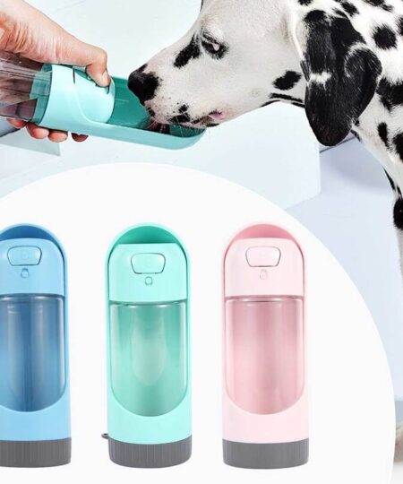 Portable chien bouteille d'eau 300ml bol à boire pour petits grands chiens alimentation distributeur d'eau chat chiens bouteilles en plein air
