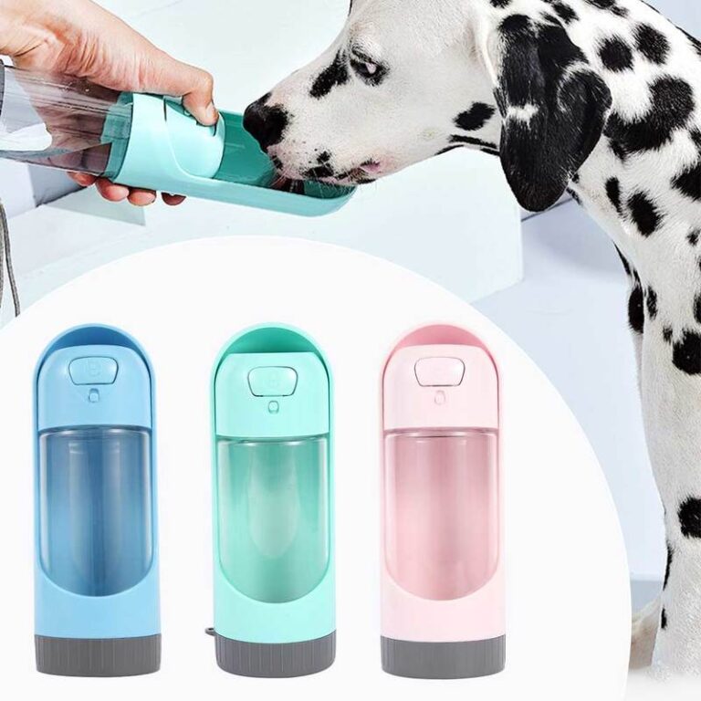 Portable chien bouteille d'eau 300ml bol à boire pour petits grands chiens alimentation distributeur d'eau chat chiens bouteilles en plein air