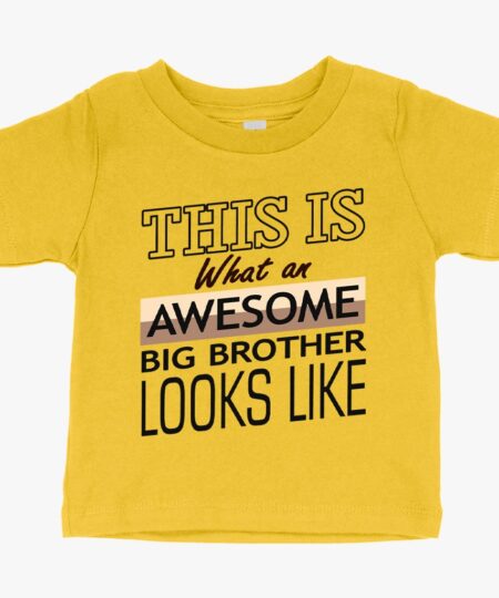 Baby Awesome Big Brother T-Shirt - I'm the Big Brother T-Shirt - Funny Family T-Shirt